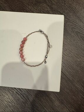 Alex and Ani adjustable threaded bead bracelets.